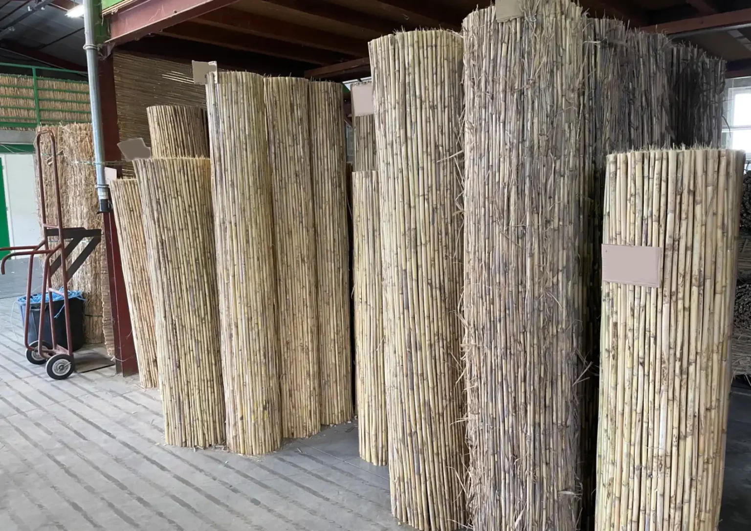 rouleaux de canisses