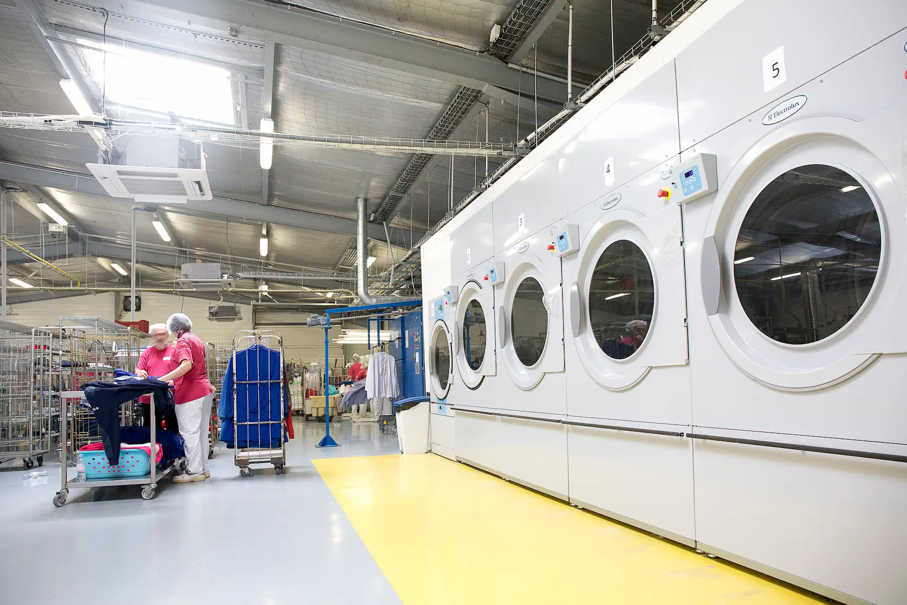 Blanchisserie de la Salanque zone lavage